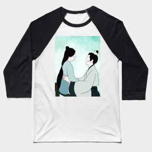 Talking Love Like Galaxy illustration Baseball T-Shirt